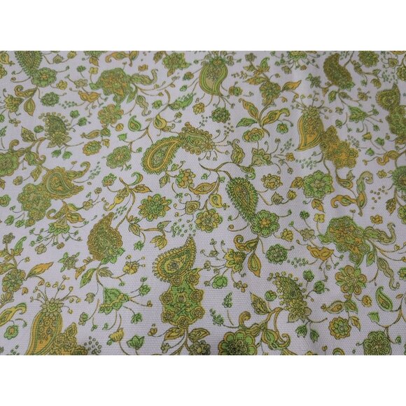 Paisley Fabric Heavy Weight Home Decor 3yds x 44" 1970s Joseph Goldinger Fabrics - Picture 1 of 2